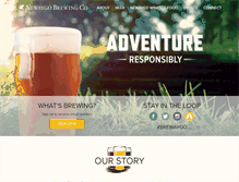 Tablet Screenshot of newaygobrewing.com